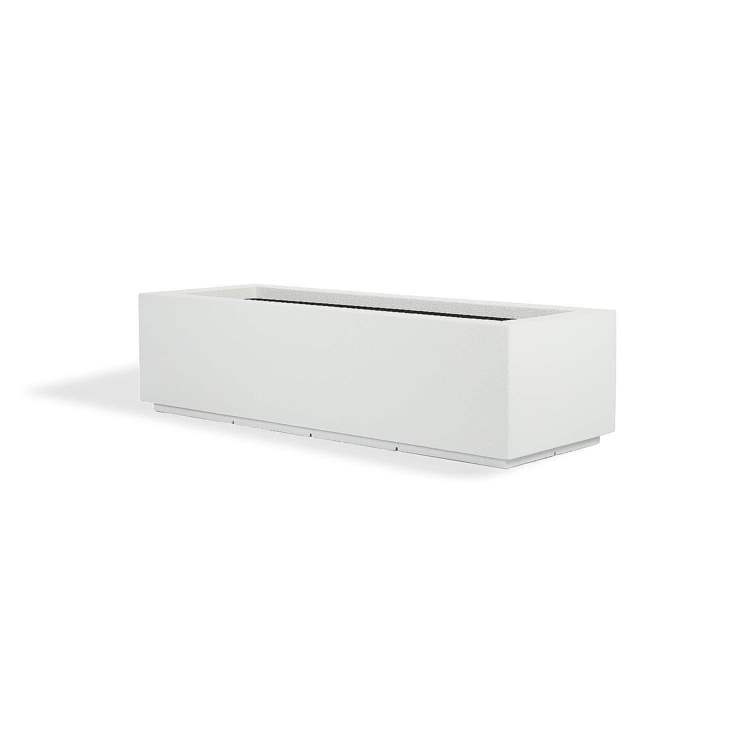 Riviera Short 46 in. x 12 in. White Trough