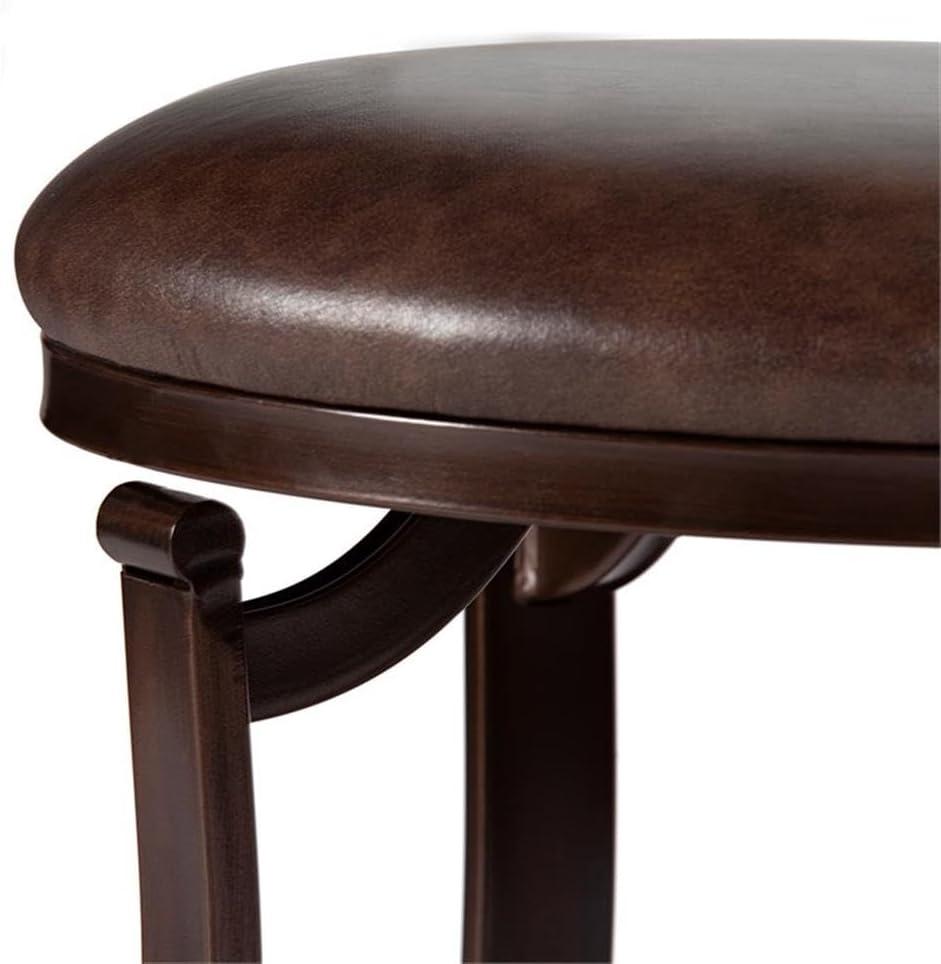 Furniture Hastings Backless Vanity Stool, Antique Brown