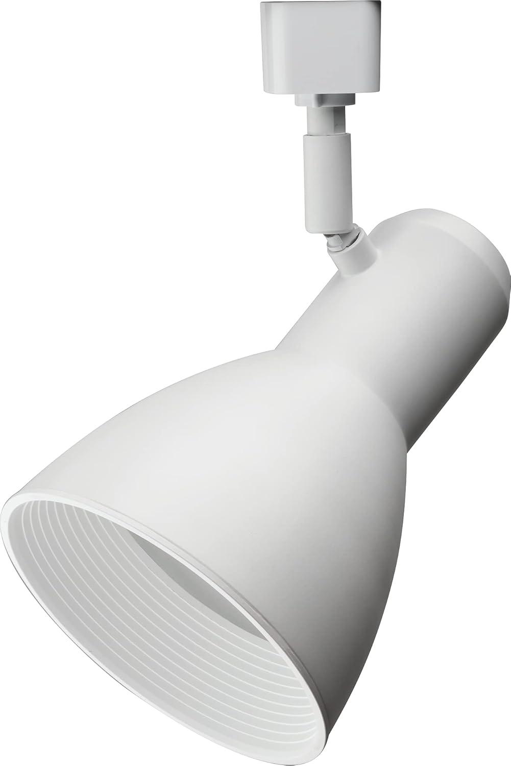 Matte White Modern Metal Track Light Head