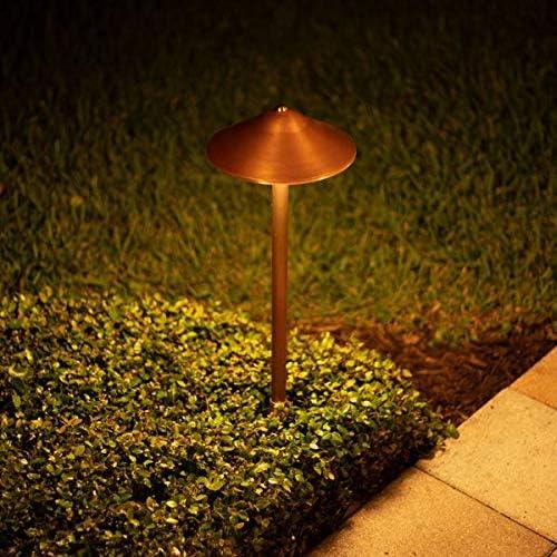 VOLT Max Spread 12V Solid Copper Path Light with LED Bulb