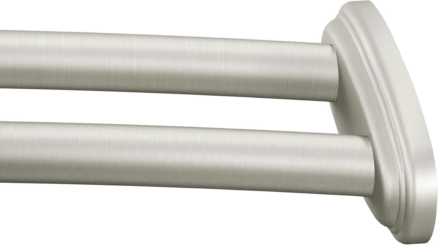 Moen DN2141BN Brushed nickel adjustable curved shower rod