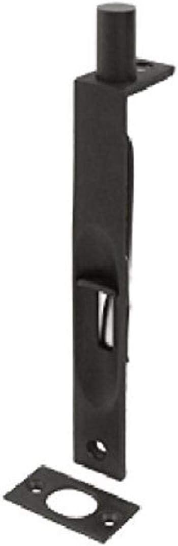 Oil Rubbed Bronze 6-Inch Square Door Flush Bolt