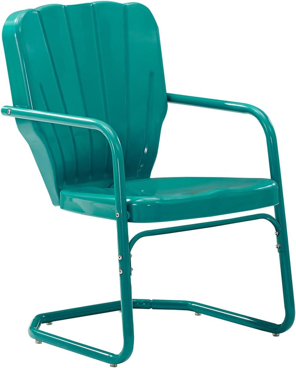 Ridgeland 2pk Outdoor Chairs - Turquoise Gloss - Crosley