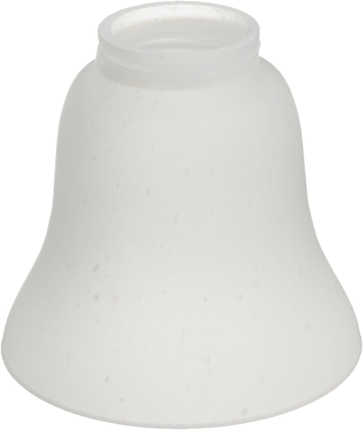 Frosted Seeded 2.25" White Glass Ceiling Fan Light Shade