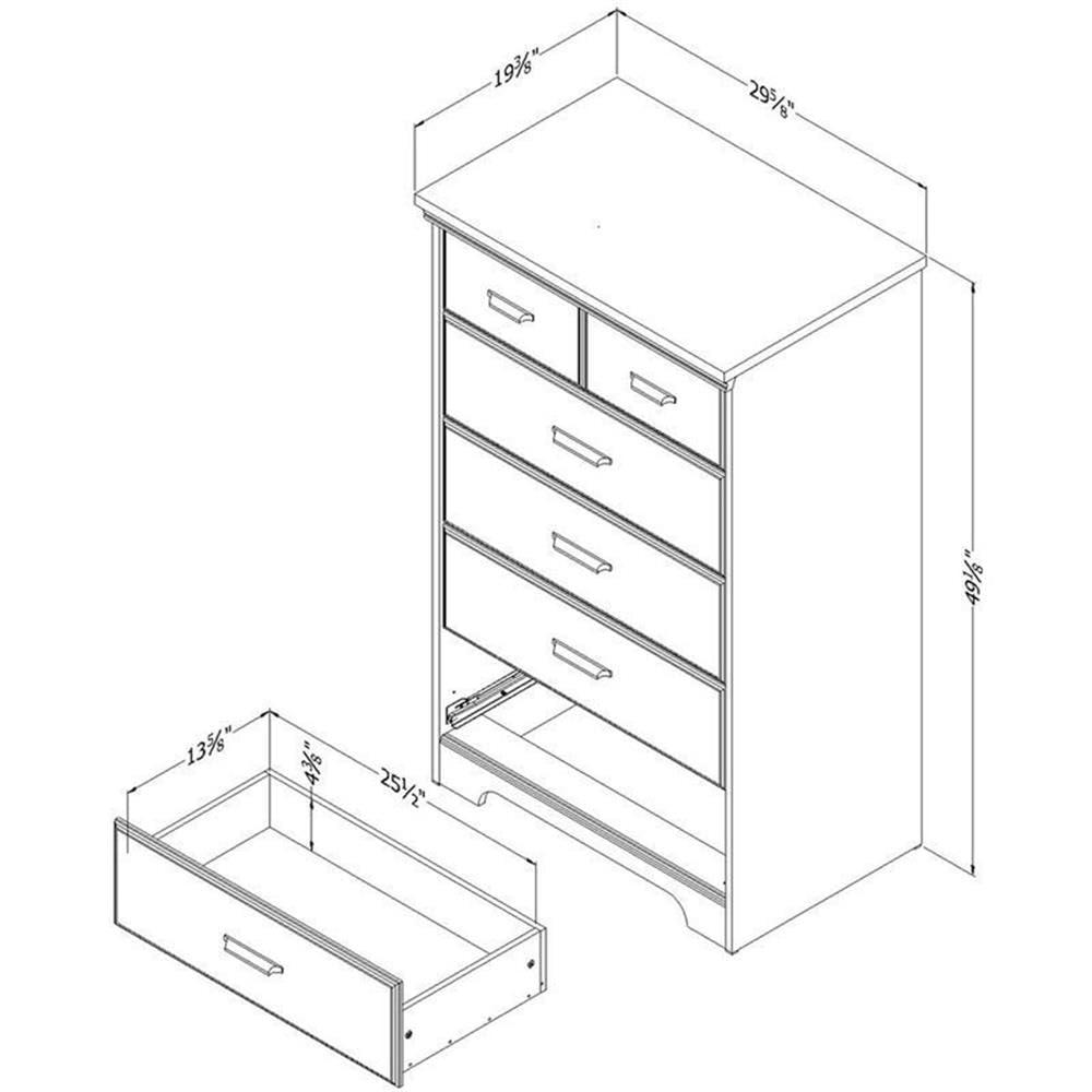 Versa 6-Drawer Dresser