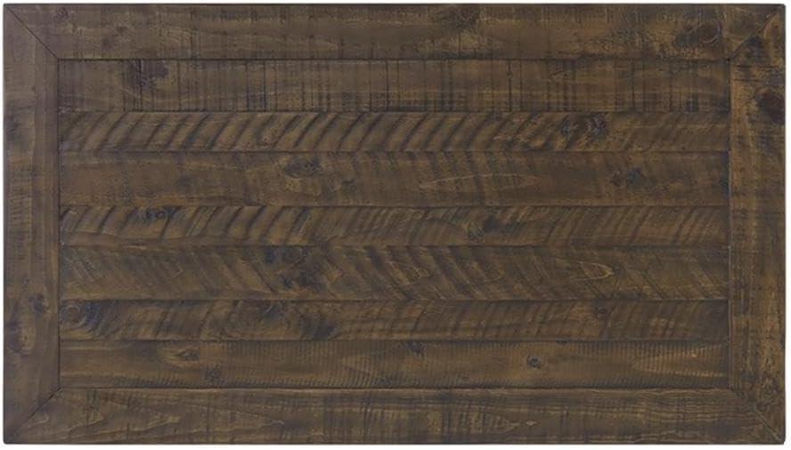 Martin Svensson Home Monterey 50" Coffee Table, Cream White and Brown