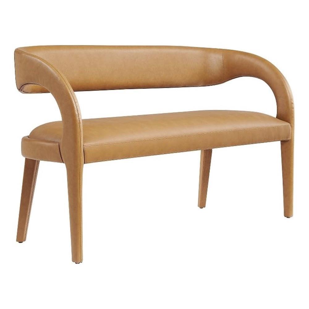 Modway Modway Pinnacle Vegan Leather Accent Bench