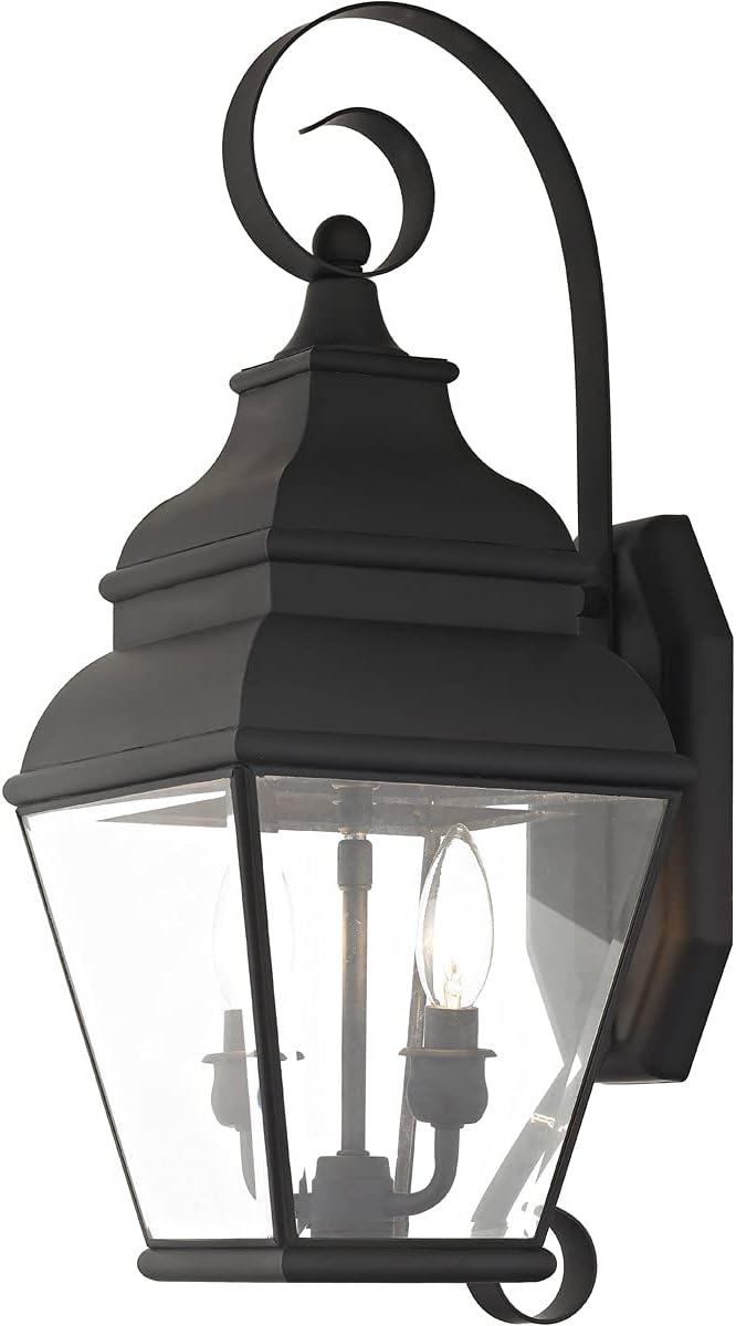 Livex Lighting Exeter 2 - Light Wall Light in  Black