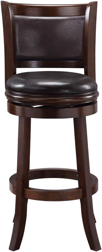 29" Augusta Swivel Barstool Wood - Boraam