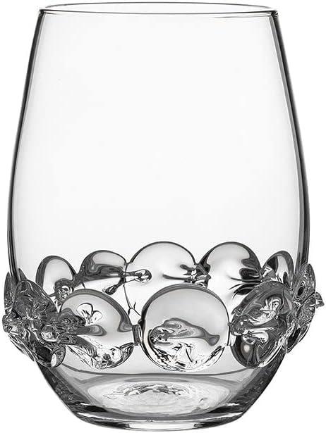 Juliska Heritage 12 oz. Stemless Wine Glass Assorted (Set of 4)