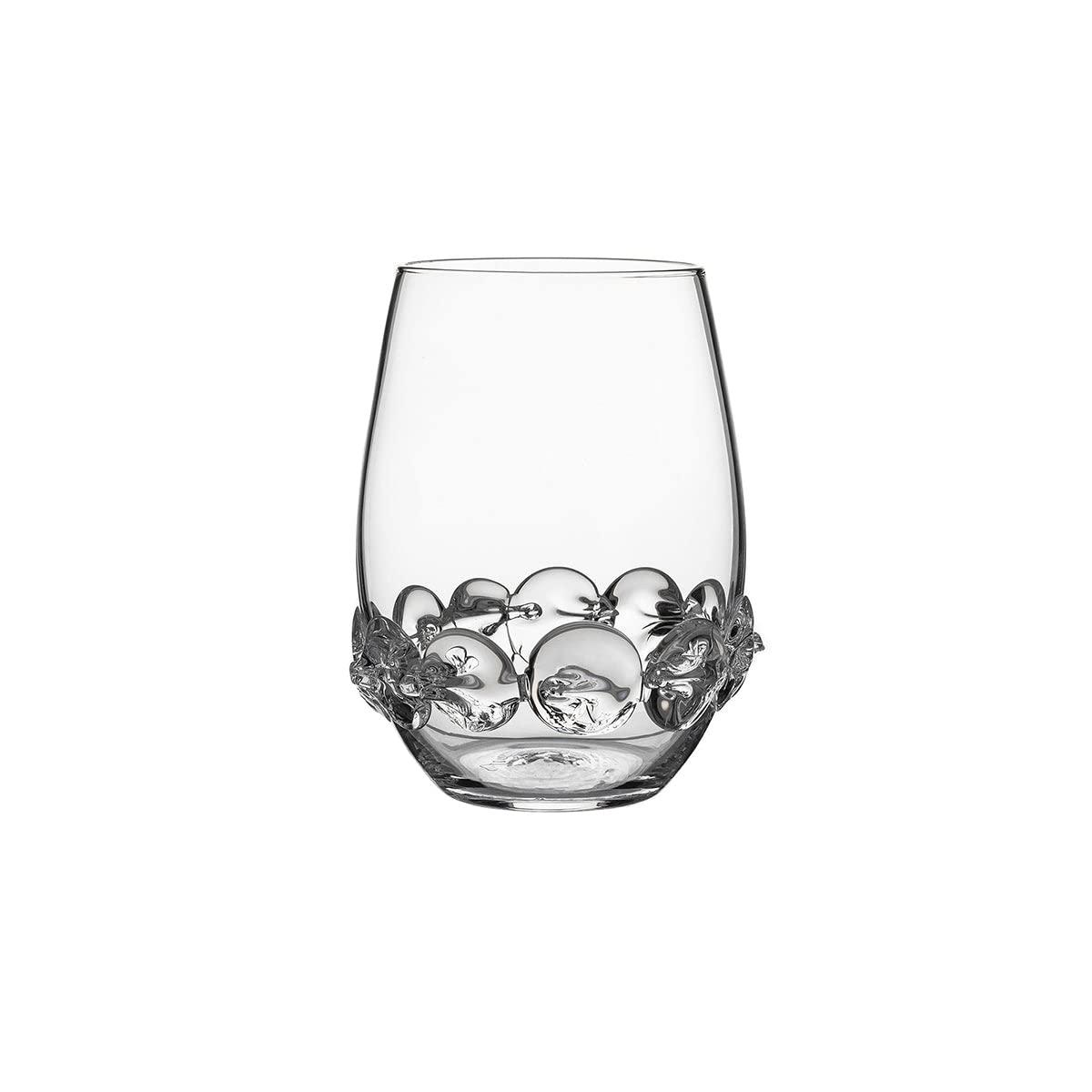 Juliska Heritage 12 oz. Stemless Wine Glass Assorted (Set of 4)