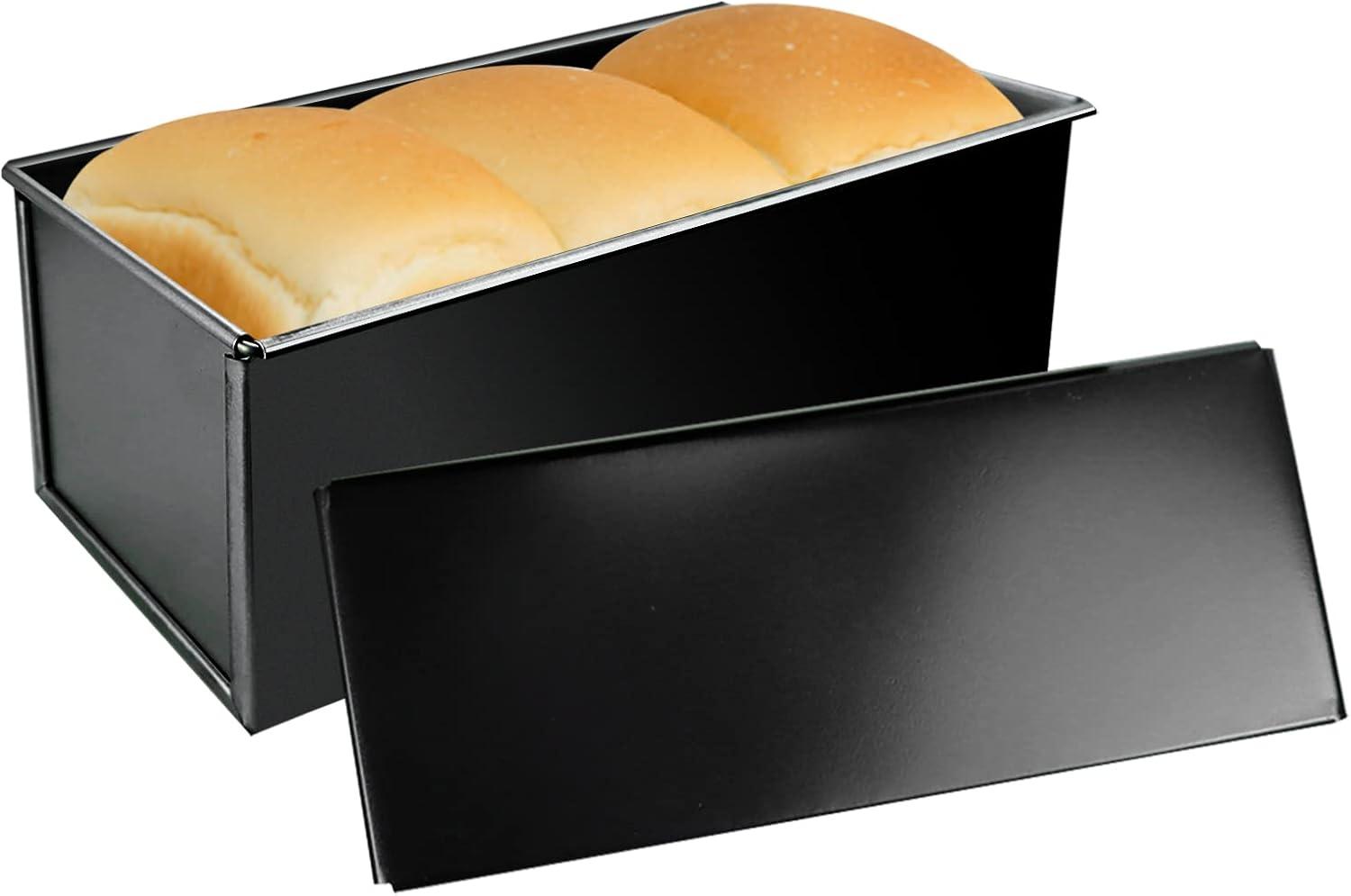 Non-Stick Aluminum Pullman Loaf Pan with Lid