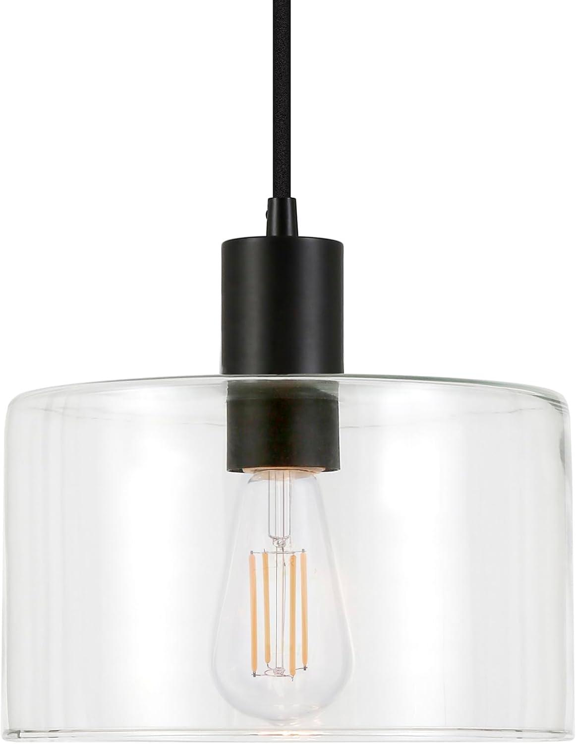 Jeanelle Single Light Glass Dimmable Pendant