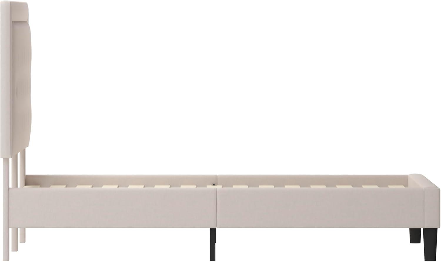 Flash Furniture Roxbury Panel Tufted Upholstered Platform Bed