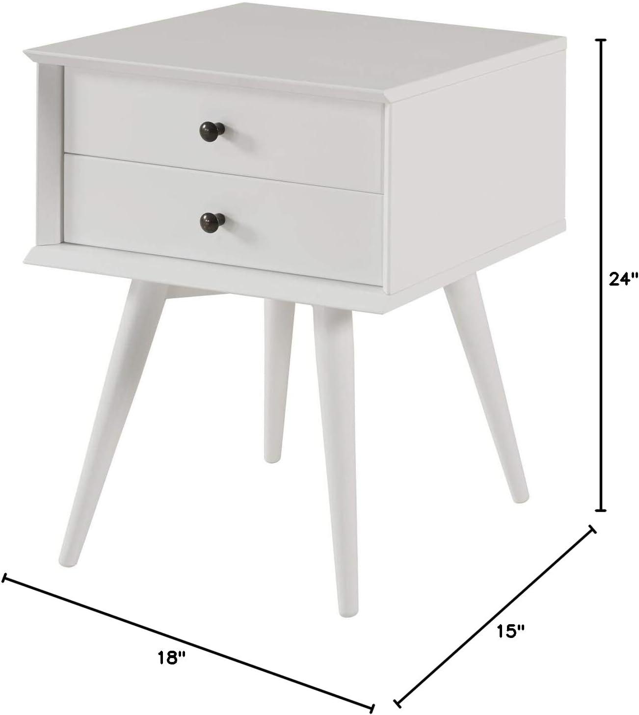 Drevy Century nightstand (White)