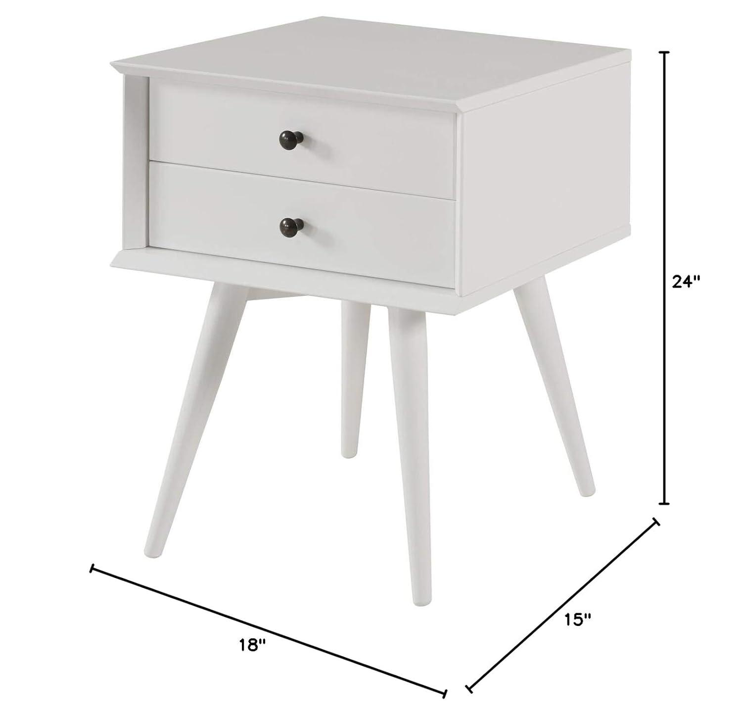 Drevy Century nightstand (White)