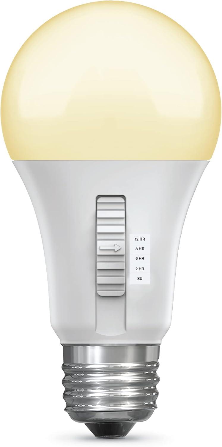 Feit Electric 60W White LED Bulb with Automatic Timer