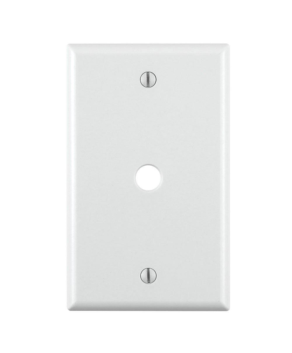 PHONE/CABLE WALPLT 1G WH (Pack of 25)