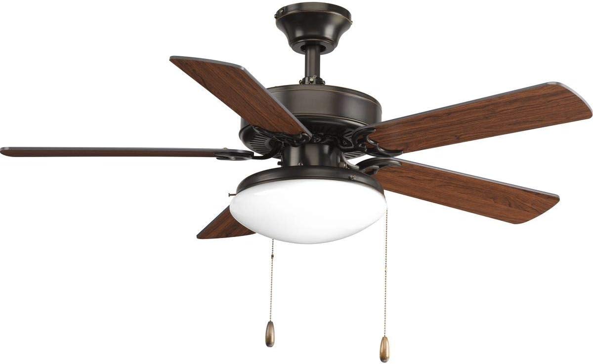 Progress Lighting Builder 42 Builder 42" 5 Blade Indoor Ceiling Fan - Bronze