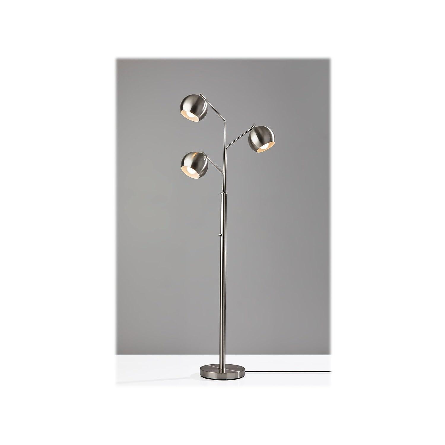 Brooks Metal Triple Head Floor Lamp (68")