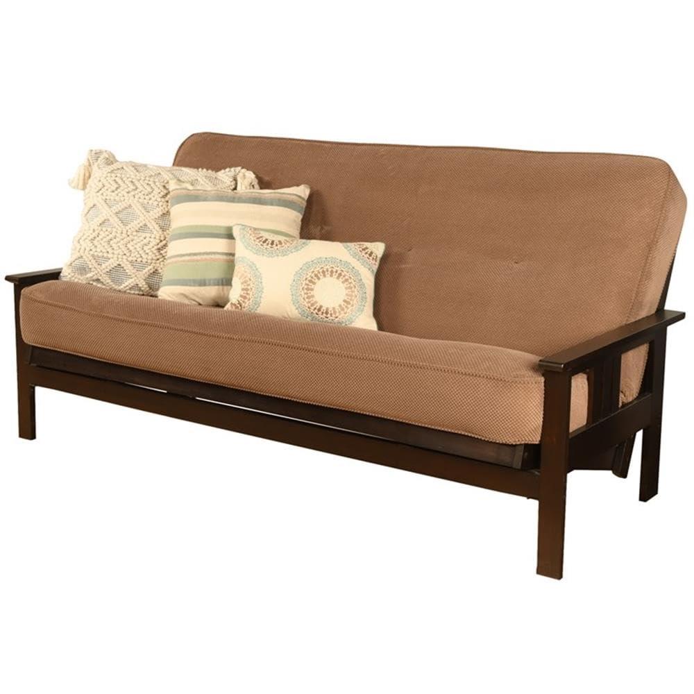 Kodiak Furniture 7" Full Foam & Cotton Futon Pad, Brown