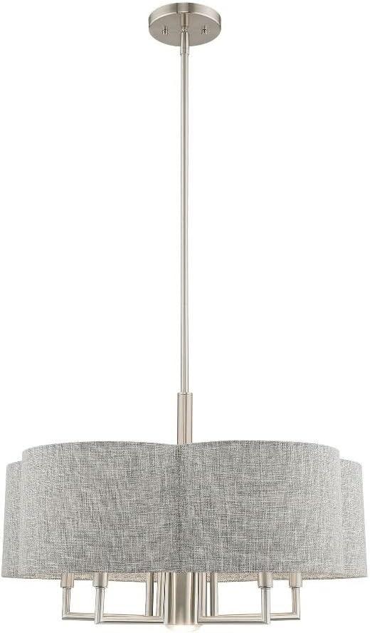 Livex Lighting Kalmar 5 - Light Chandelier in  Brushed Nickel