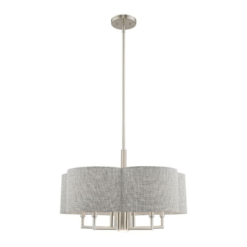 Livex Lighting Kalmar 5 - Light Chandelier in  Brushed Nickel