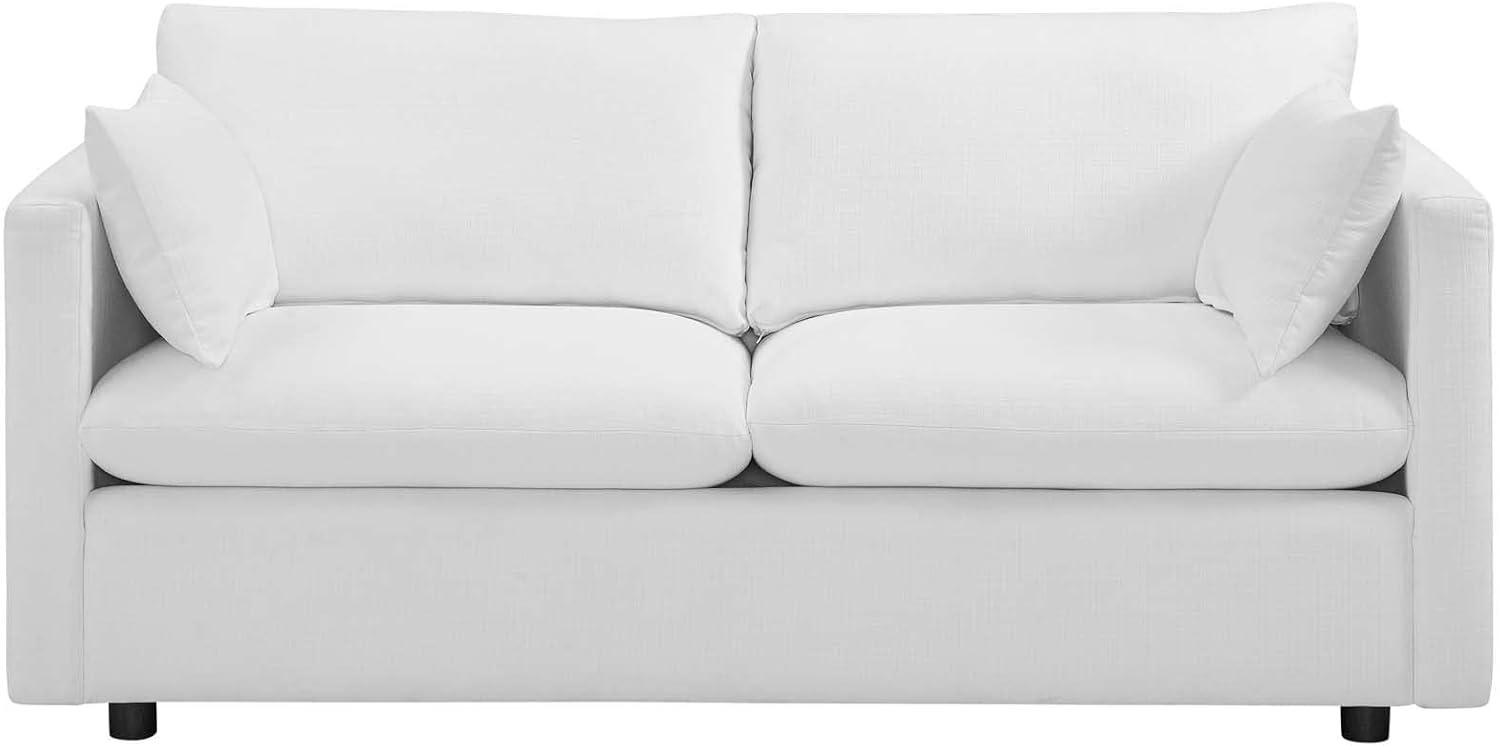 Modway Activate Upholstered Fabric Sofa - White