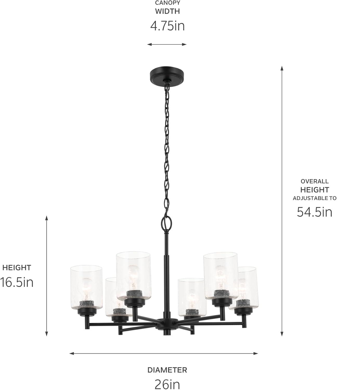 Winslow 6 - Light Dimmable Chandelier