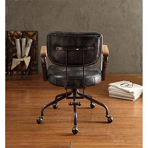 Acme Furniture Hallie Office Chair, Vintage Whiskey Leather