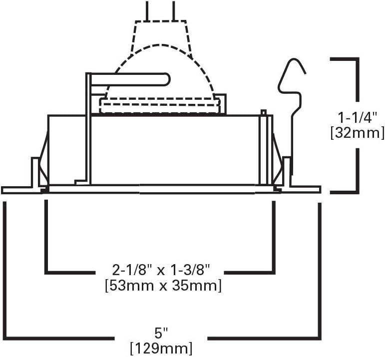 Halo 1420P 4" Pinhole Trim - White