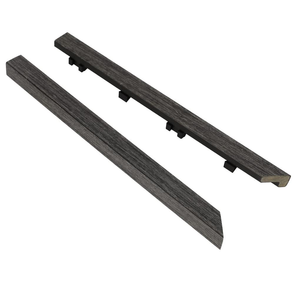 13" x 1" Composite Interlocking Outward Corner Deck Trim