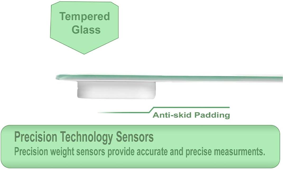 American Weigh Scales Digital Glass Bathroom Scale
