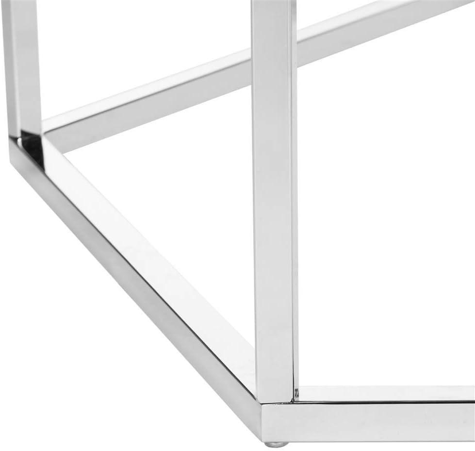 Eliana Coffee Table - Chrome - Safavieh