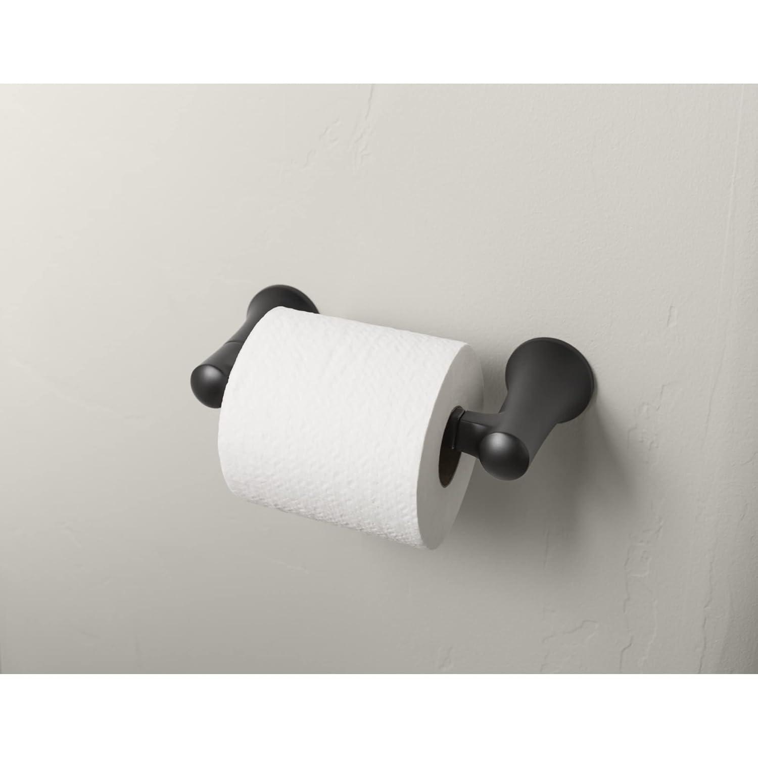 Brushed Nickel Wall Mounted Pivoting Toilet Paper Holder