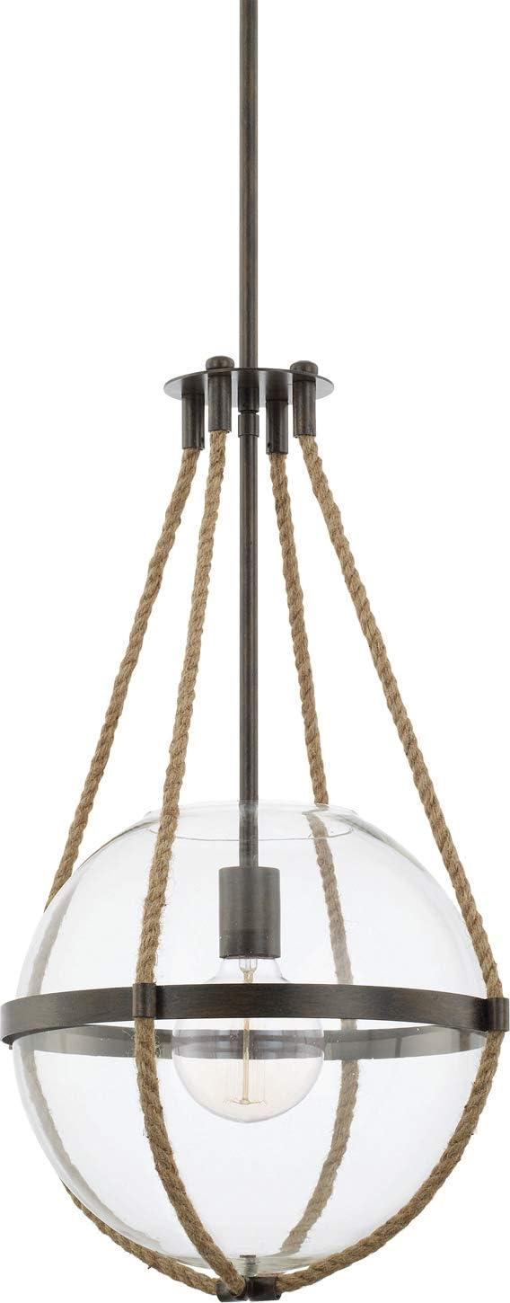 13.25 Inch 1 Light Pendant In Transitional Style 13.25 High By 72.75 Wide-Nordic Grey Finish    -Traditional Installation Capital Lighting 327413Ng