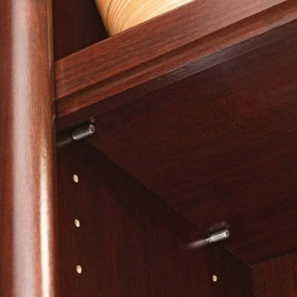 70" 5 Shelf Bookcase Select Cherry Red - Sauder: Transitional Style, MDF Frame, Adjustable Shelves
