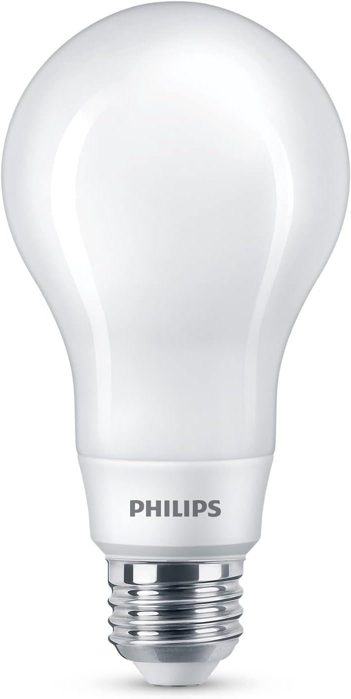 White Frosted LED A21 Bulb with Adjustable Brightness