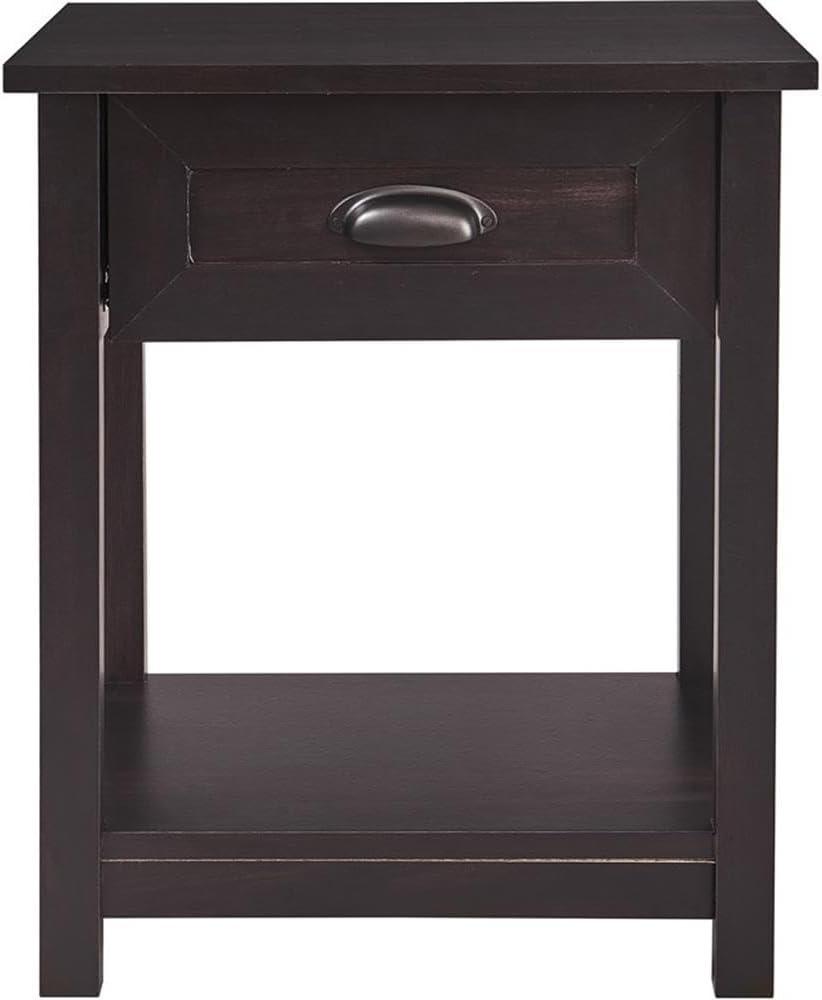 ClickDecor Bailey Wood 1-Drawer End Table