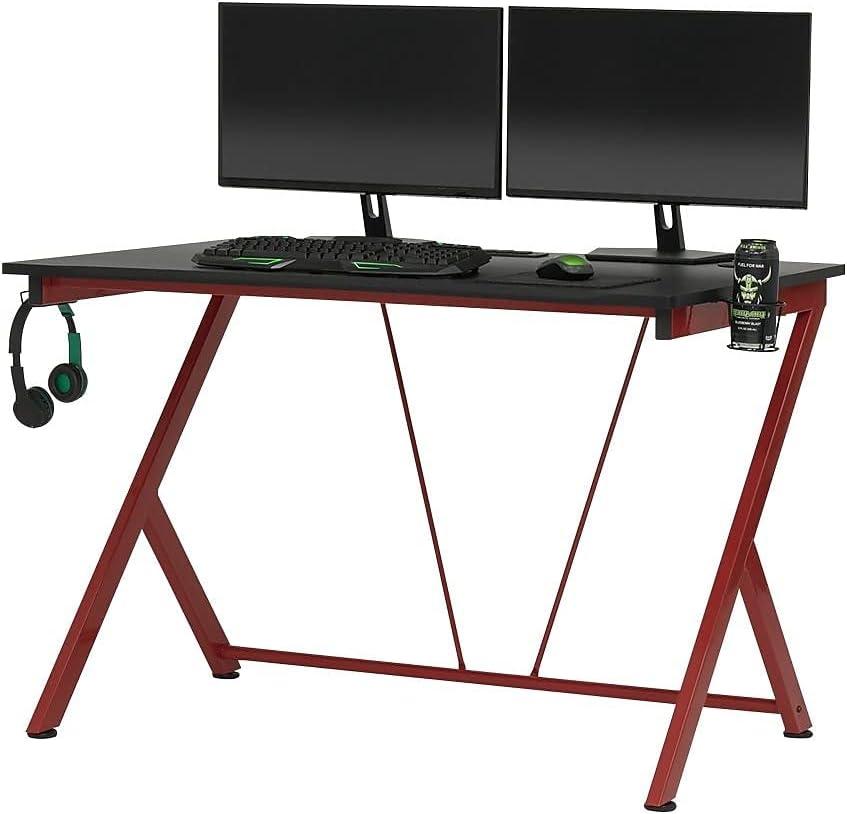 Quest for  PC Gaming, Computer Desk With Charging Station, Cup And Headphone Holder