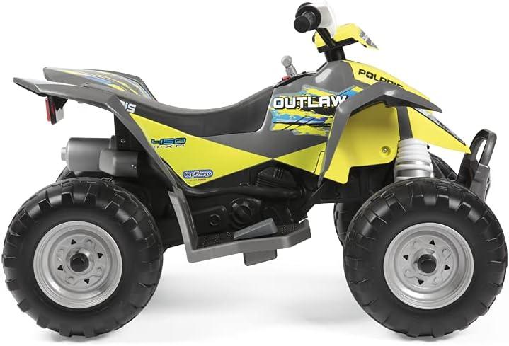 Peg Perego Polaris Outlaw Citrus 12 Volt Ride on ATV