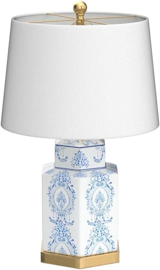 Bloomsbury Market Bodin White Ceramic Table Lamps - Set Of 2 (LED Bulbs Included)