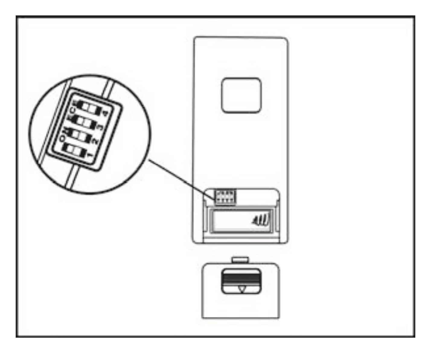 Minka Aire Hand Held Ceiling Fan Remote & Wall Controls