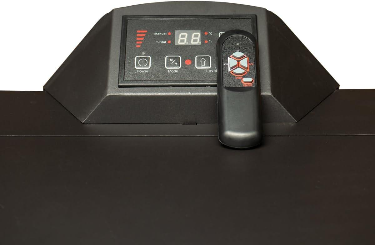 Ashley Black Steel Medium Pedestal Wood Pellet Stove