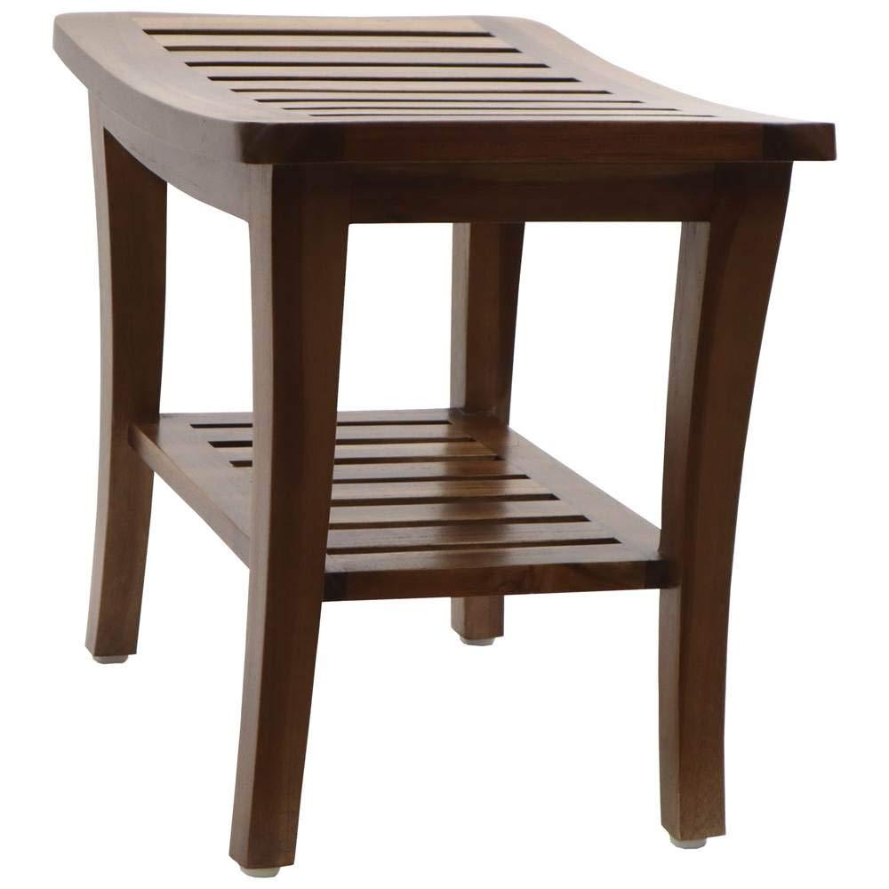 Redmon Teak Collection Bench, 20 x 13.5 x 17.5 Height (5323)
