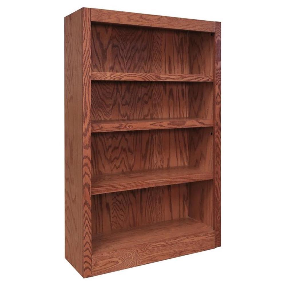 Concepts in Wood Book Shelf - Wood Bookcase Furniture 30 x 48" - Oak