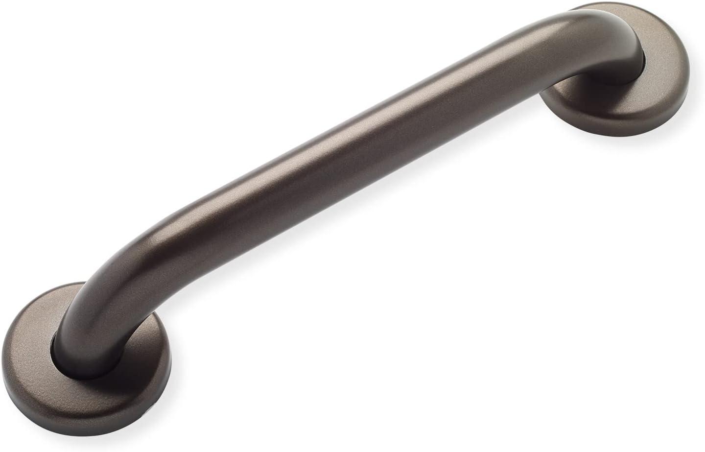 Bathroom Safety Grab Bar - Old World Bronze/ADA Shower Toilet Steps/304 Stainless Steel/Smooth/ 12"