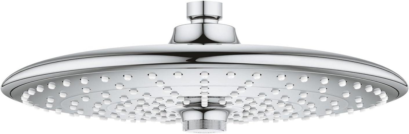 Chrome 10-Inch Ceiling Mounted Rain Showerhead