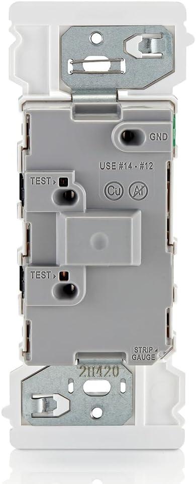 Leviton Decora Edge 15 Amp Single Pole Rocker Switch, White E5601