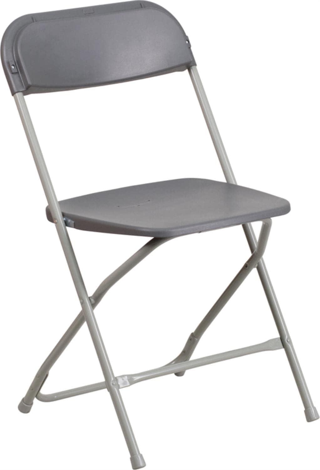 Flash Furniture Hercules Series Plastic Folding Chair - 2 Pack 650LB Weight Capacity